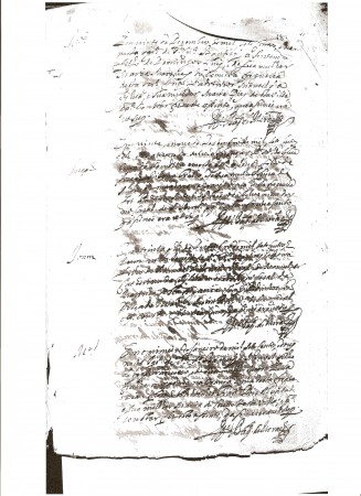 Assento de baptismo de Manoel Francisco Madaleno (01.01.1702)
